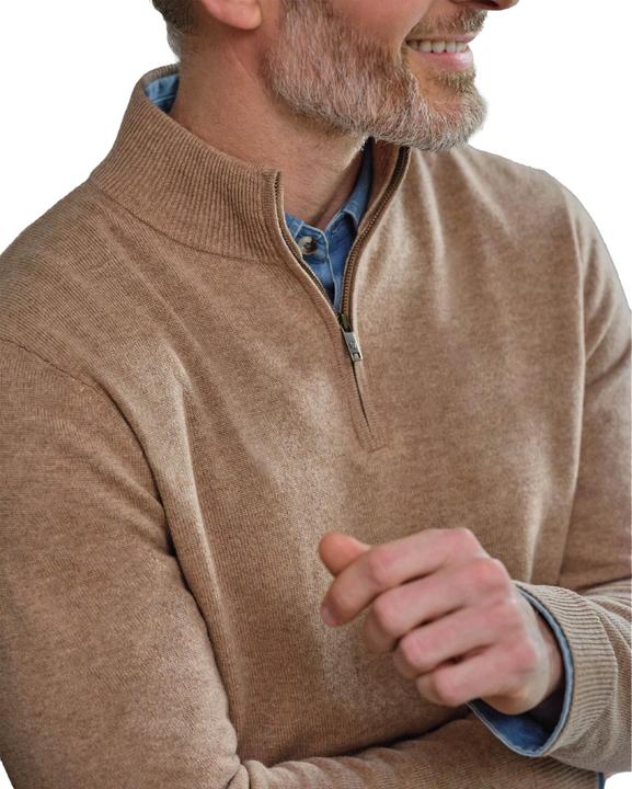Produktbild Woolovers Pullover Reissverschluss Kaschmir (M)
