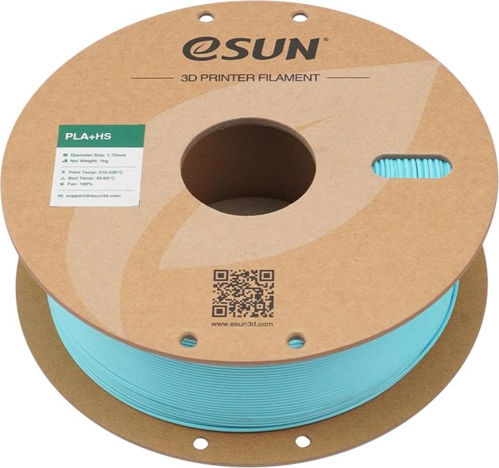 Actual product image eSUN PLA+HS Soft Blau Filament 1.75mm 1Kg (1.75 mm, 1000 g)