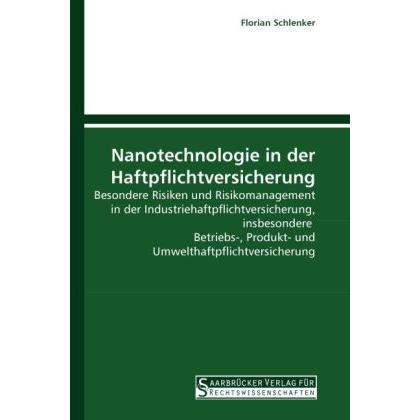 Nanotechnologie in der Haftpflichtversicherung, Fachbücher
