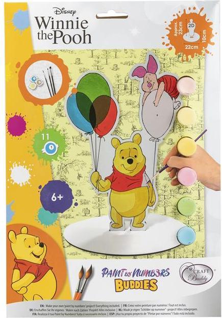 Produktbild Craft Buddy Winnie the Pooh XL Buddy, Paint By Numbers Kit