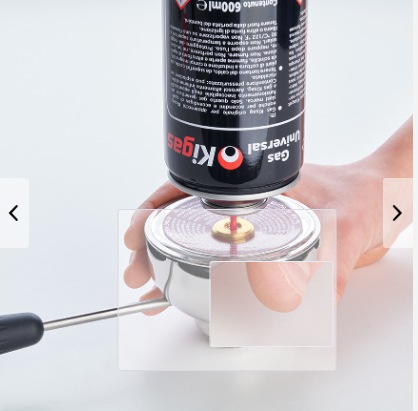 Actual product image Kisag Gas refill can