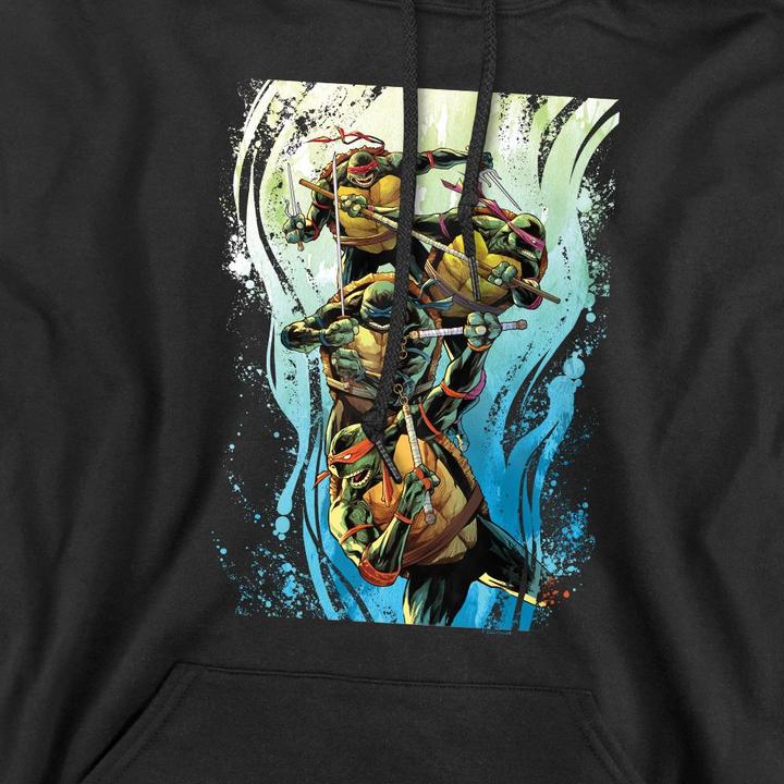 Produktbild Teenage Mutant NT Cool Rainbow Warriors Kapuzenpullover (S)