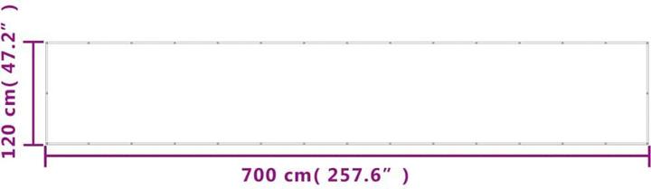 Immagine prodotto vidaXL Schermo privacy per balcone 100 % poliestere Oxford