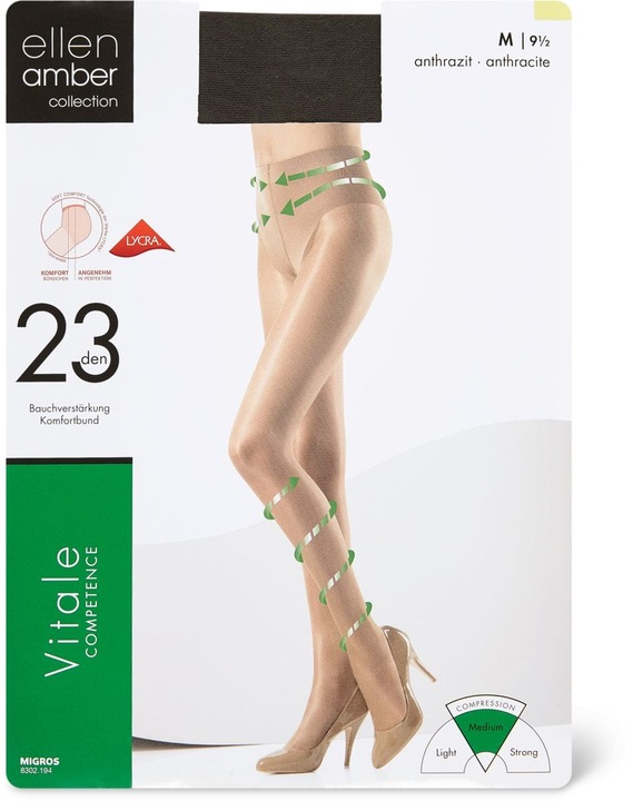 Image du produit Ellen Amber Collants Pour Dames Vitale (23 DEN)