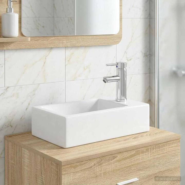 Produktbild vidaXL Waschbecken fürs Badezimmer (255 mm, 455 mm)