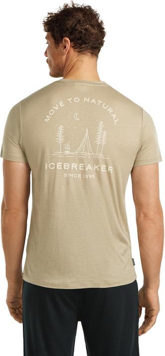 Actual product image Icebreaker Tech Lite SS Tee Peaceful Pass Flagstone (M)