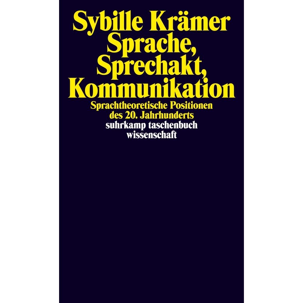 Sprache, Sprechakt, Kommunikation, Fachbücher von Sybille Krämer