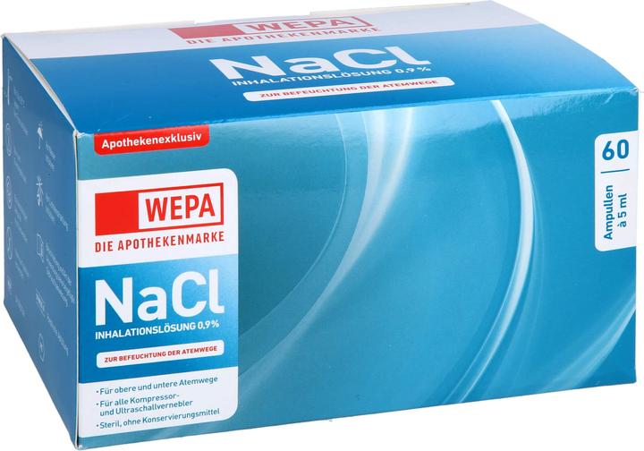 Actual product image Wepa Inhalation L Nacl0.9%, 60X5 ml INL