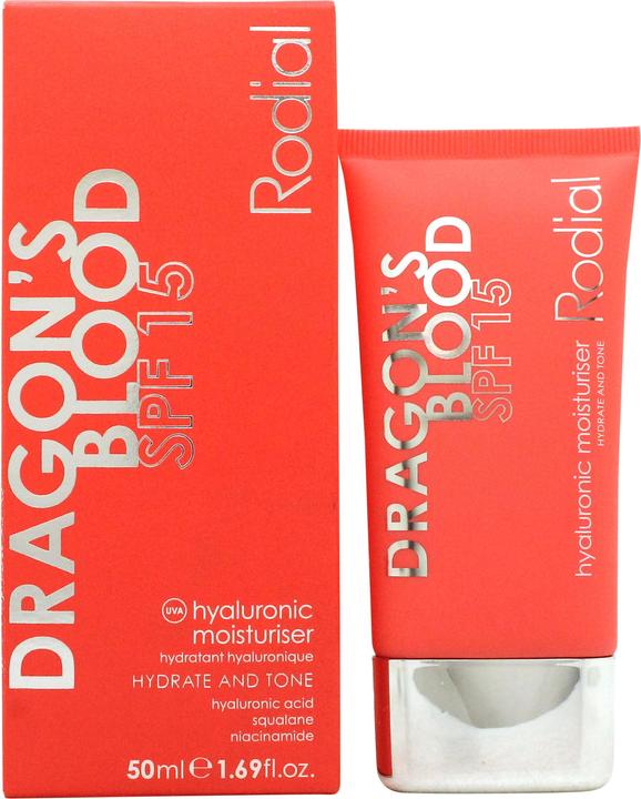 Produktbild Rodial Dragons Blood Hyaluronic Moisturiser SPF15 (50 ml, Tagescreme, SPF 15)