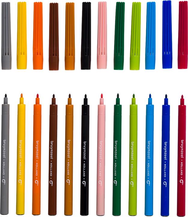 Immagine prodotto Bruynzeel Pennarelli per bambini, 12 pezzi. (12 x)