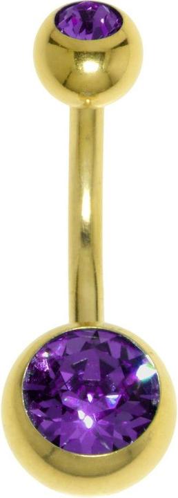 Violett, Goldfarbig