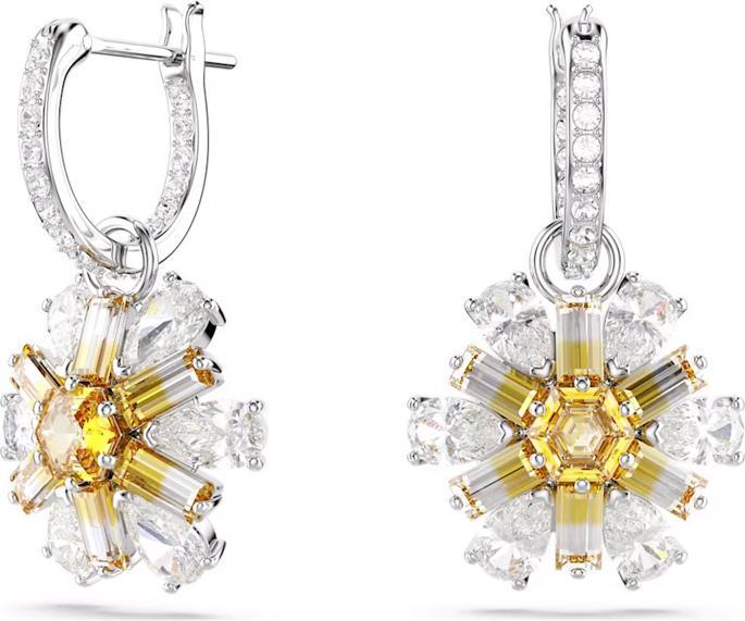 Swarovski Idyllia Drop Ohrhänger Blume Gelb (Swarovski Metall)