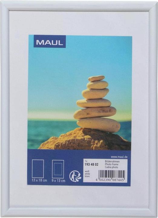 Produktbild Maul 1934802 Bilder Wechselrahmen Papierformat: 13 x 18 cm Weiss (13 x 18 cm)