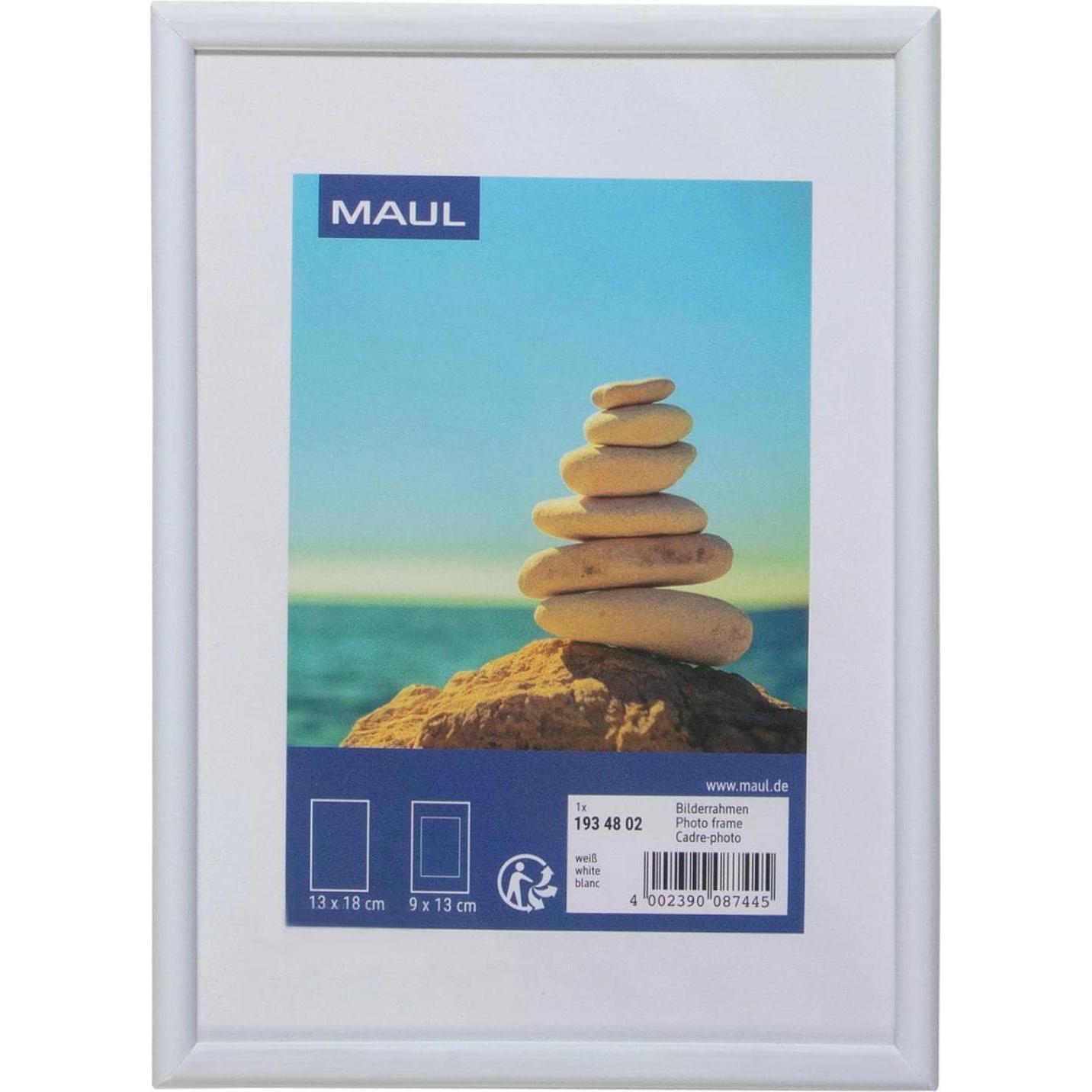 Maul, Bilderrahmen, 1934802 Bilder Wechselrahmen Papierformat: 13 x 18 cm Weiss (13 x 18 cm)