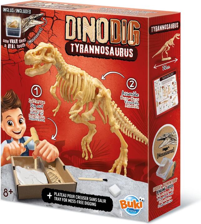Produktbild Buki Dino zum Ausgraben – T-Rex | Archäologie-Spielzeug für Kinder ab 8 Jahren | Dinosaurier Skelett Ausg