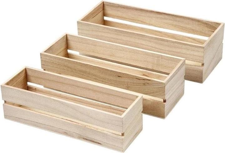 Actual product image Creativ Company Holzboxen 3 Stück