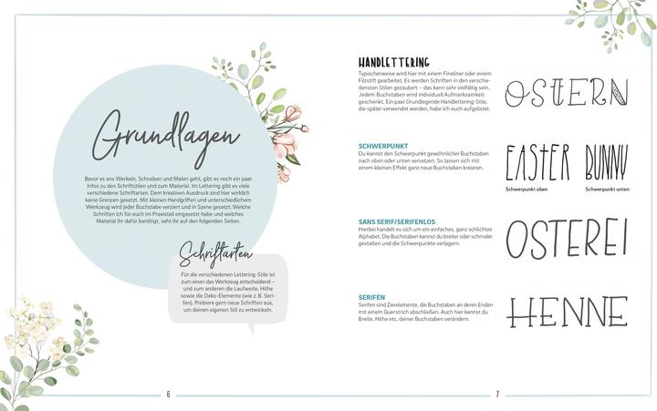 Produktbild Handlettering Ostern (21 x 17 x 1 cm)