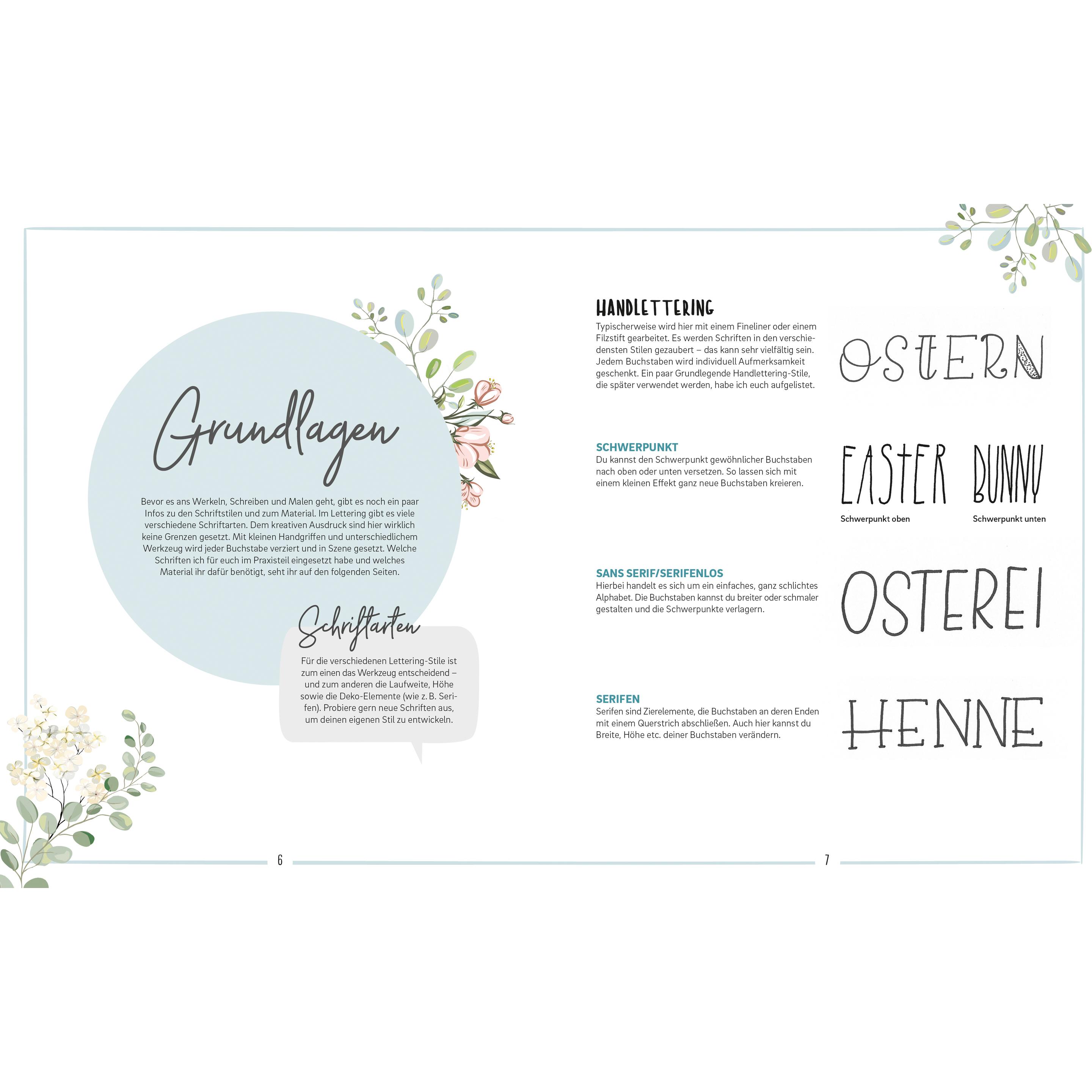Thumbnail - Edition Fischer, Osterdeko, Handlettering Ostern (21 x 17 x 1 cm)