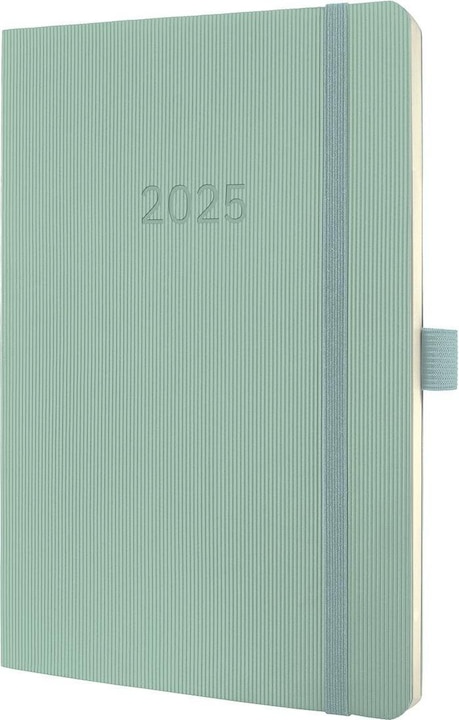 Sigel Wochenkalender Conceptum 2025 (DE/EN/FR/NL) mint green (135 x 210 mm, Dutch, English, German, French)