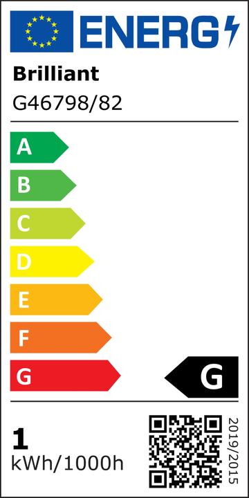Energie-Label Brilliant Bole (50 lm, E27, IP44)