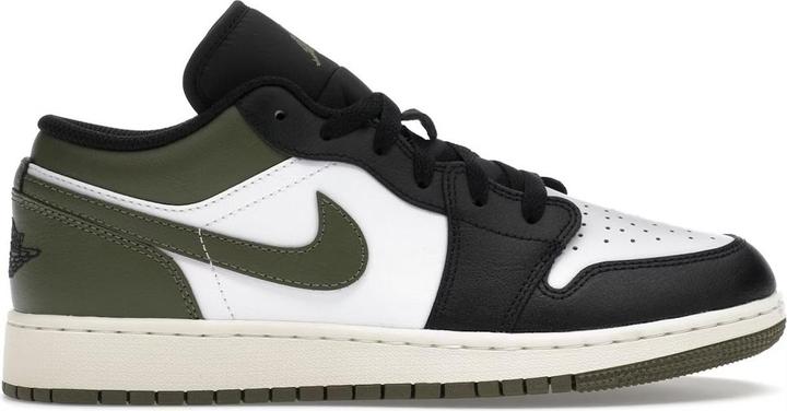 Image du produit Jordan 1 Low Black Toe Medium Olive (GS) (36)