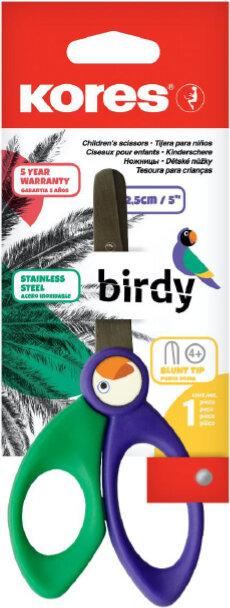 Produktbild Kores ® Kinderschere Birdy farbsortiert 12,5 cm (12.50 cm)