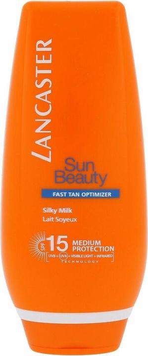 Immagine prodotto Lancaster Sun Beauty - Latte Corpo Ottimizzatore Rapido dell'Abbronzatura (Crema solare, SPF 15, 125 ml)