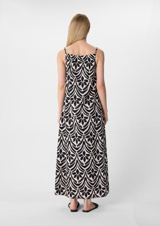 Image du produit Comma Kleid Gemustertes Maxikleid aus Viskosemix (38)