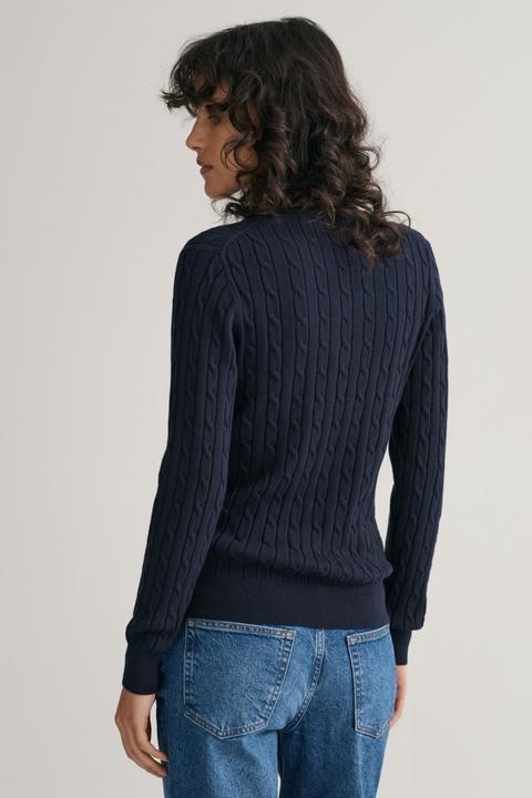 Image du produit GANT Stretch Cotton Cable V-Neck (XL)