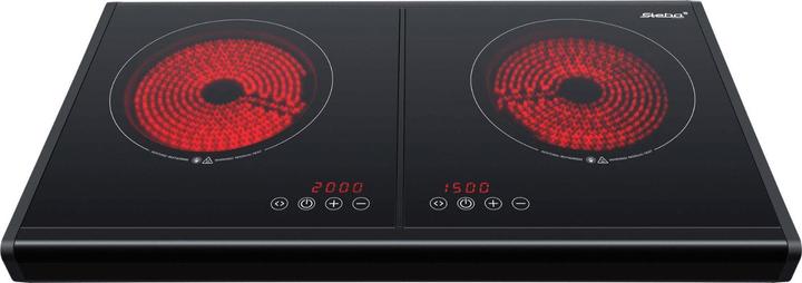 Steba HK 250 double ceramic hob 3500W 18.5cm Touch Control from 01/25