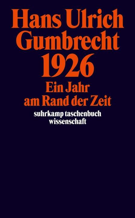 Produktbild 1926 (Deutsch, Hans Ulrich Gumbrecht, 2003)