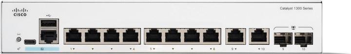 Image du produit Cisco Catalyst 1300 8p GE Ext PS 2x1G Combo (10 ports)