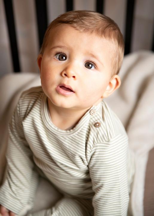 Image du produit Baby's only Pull bébé rayé vert urbain - 62 (62)