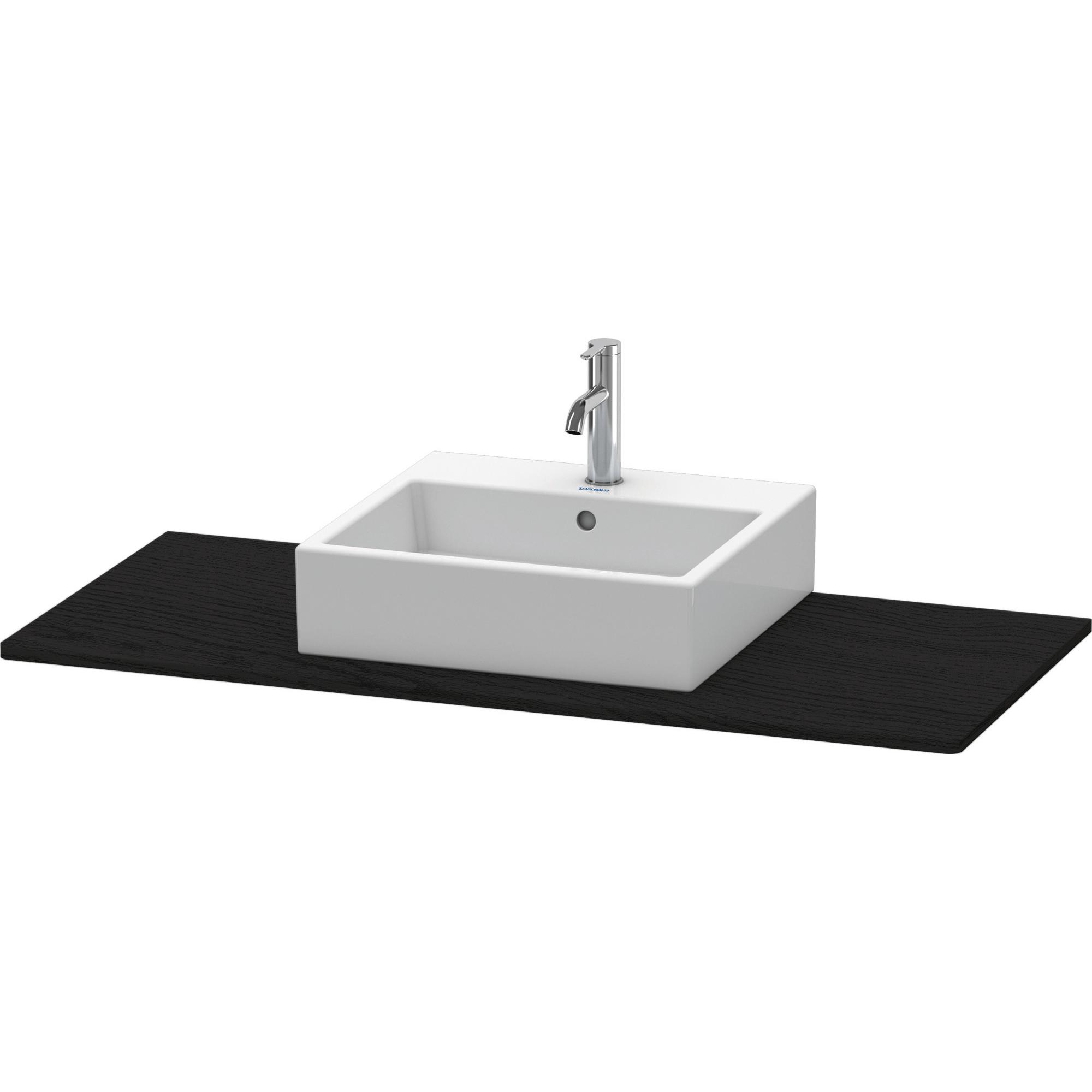 Duravit, Consolle per lavabo, Console XSquare, 1 découpe, 800x16x550mm, XS060D01616, XS060D01616