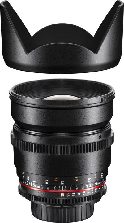 Actual product image Walimex 16/2.2 Video APS-C Nikon F (Nikon F, APS-C / DX, Micro Four Thirds)