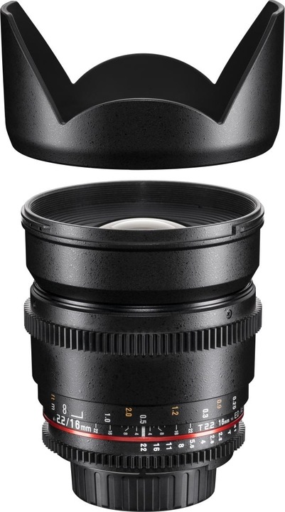 Immagine prodotto Walimex 16/2.2 Video APS-C Nikon F (Nikon F, APS-C / DX, Micro Four Thirds)