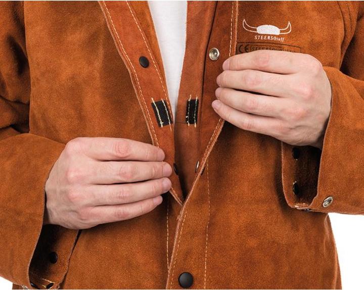Actual product image Weldas Welding protection jacket, unisex size: L (L)