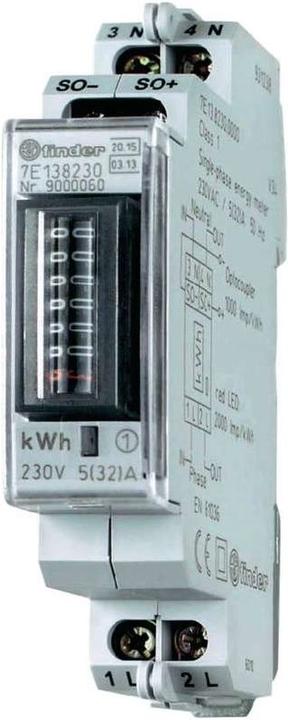 Image du produit Finder Compteur mécanique monophasé