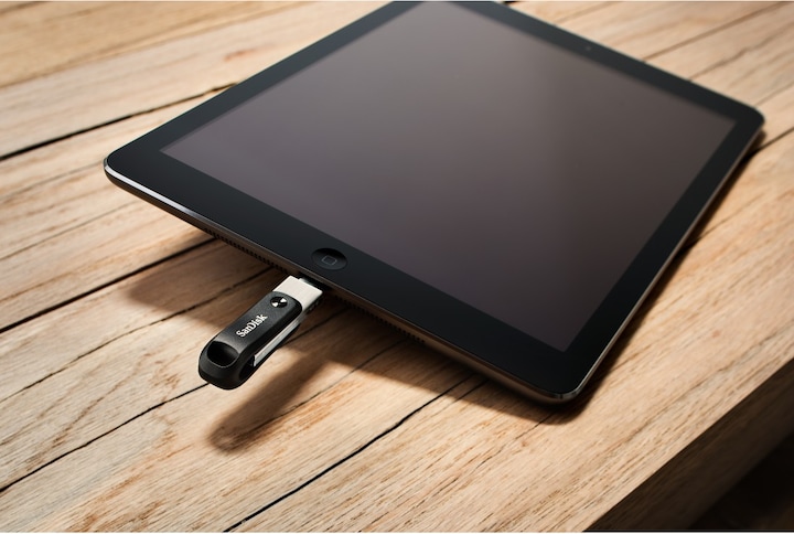 Produktbild SanDisk iXpand Go (128 GB, USB-A, Lightning)
