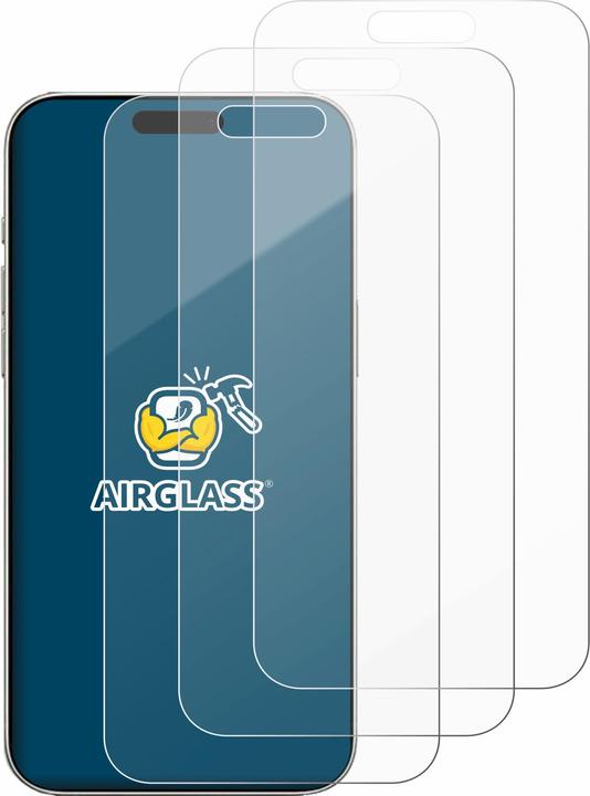 Produktbild BROTECT Schutzglas Schutzfolie Glas Folie Displayschutz klar (3 Stk., Apple iPhone 16)