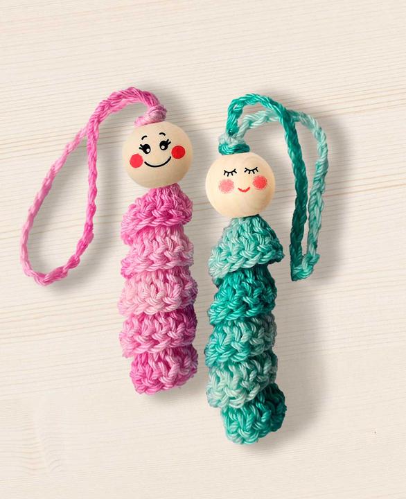 Immagine prodotto I Am Creative Holzperlen Gesicht, Träumend