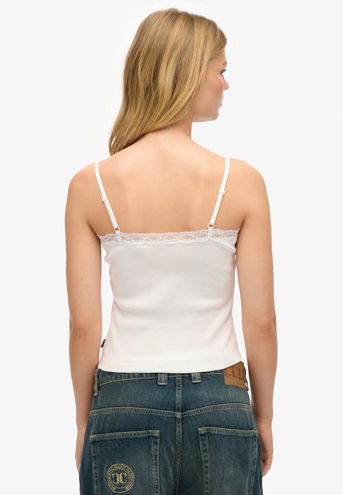 Immagine prodotto Superdry Essential Trägertop mit Spitzenbesatz (L)