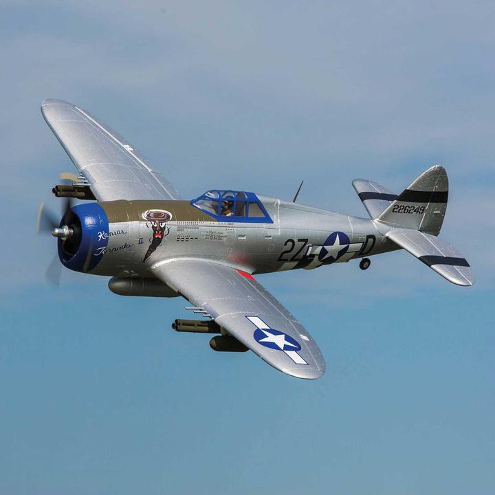 Produktbild E-Flite FLIEGER P-47 RAZORBA. 1200mm EP BNP BNF BASIC (Warbird)