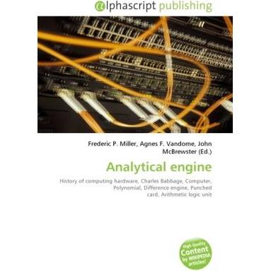 Analytical engine, Fachbücher von Agnes F. Vandome, Frederic P. Miller, John McBrewster