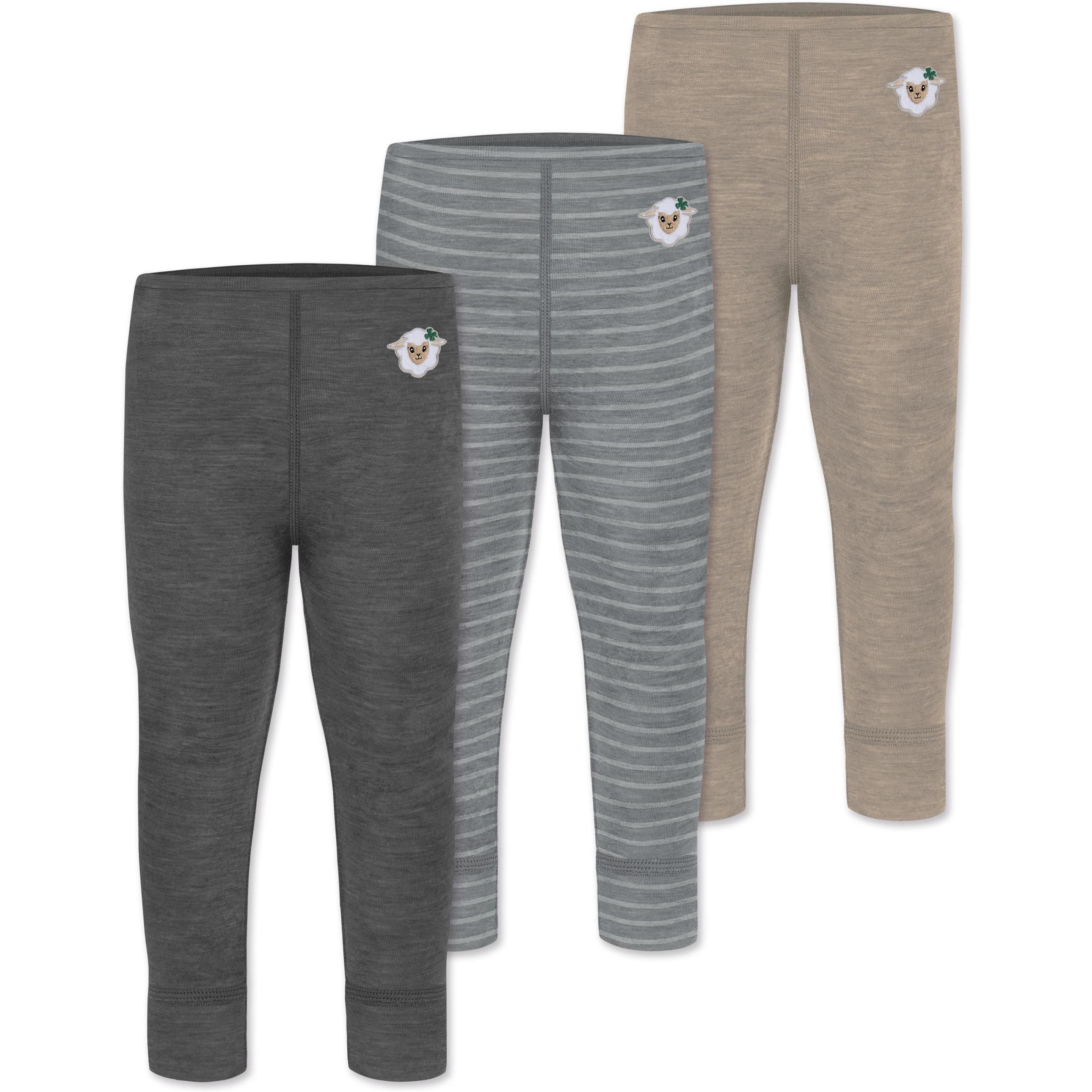 Normani, Herren, Funktionsunterhose, 3er Pack Baby Merino Hose Unterhose „Tihoi" - 9509 (56), Beige, 56