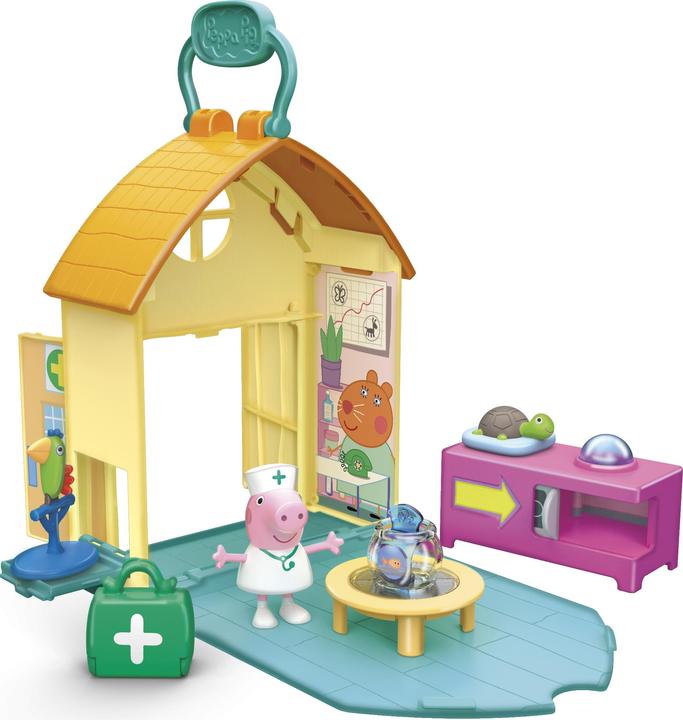 Immagine prodotto Hasbro Il playset Peppa's Adventures Peppa at the Vet, giocattolo prescolare, con 1 figura e 3 acce