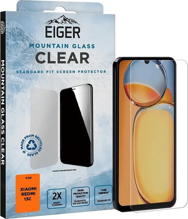 Actual product image Eiger Mountain Glass (1 Piece, Xiaomi Redmi 13C)