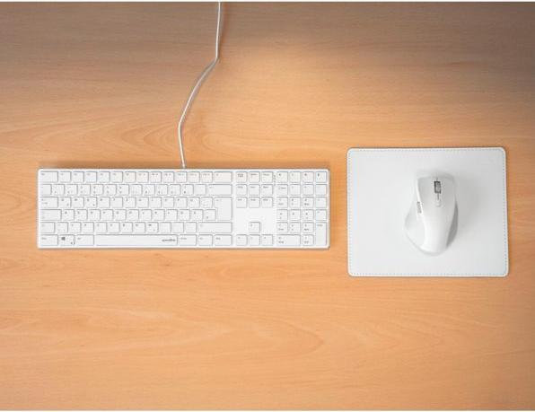 Actual product image Speedlink RIVA Slim Metal Scissor Keyboard, white - DE Layout (DE, Cable)