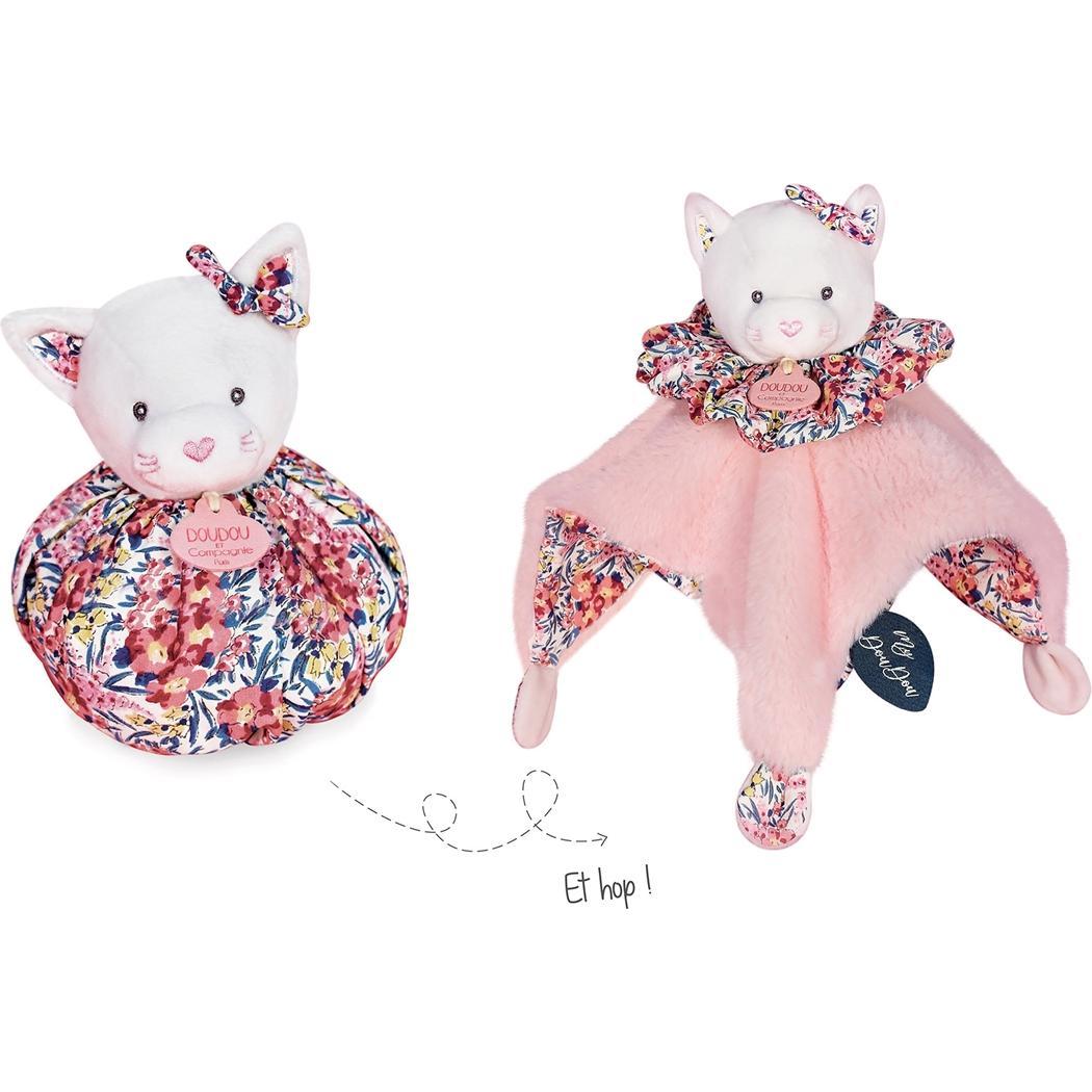 Doudou et Compagnie, Schmusetuch, Boule Katze Schmusetuch 25cm