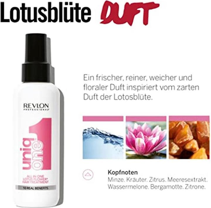 Produktbild Revlon Professional Uniq One All in one Lotus Flower Treatment (150 ml)